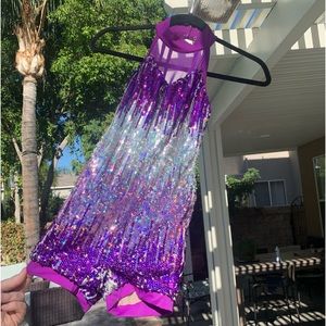 Weismann Sequined Dance Costume Size LC (child large-14)